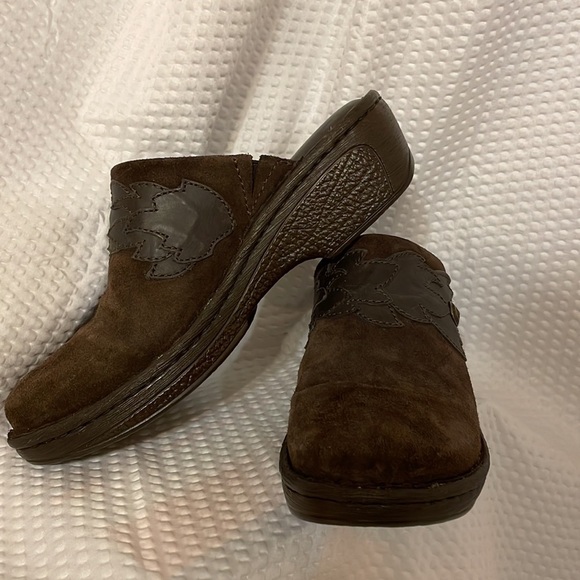 Born brown leather clogs size 7 1/2 - Picture 1 of 7